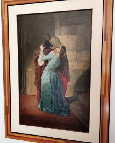 Il bacio - Dipinto da Aldo Pasquini